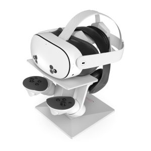 Digicharge Supporto per cuffie VR per Meta Quest 3S / Quest 3 / Oculus Quest 2 VR Mount Display Storage per cuffie e controller touch