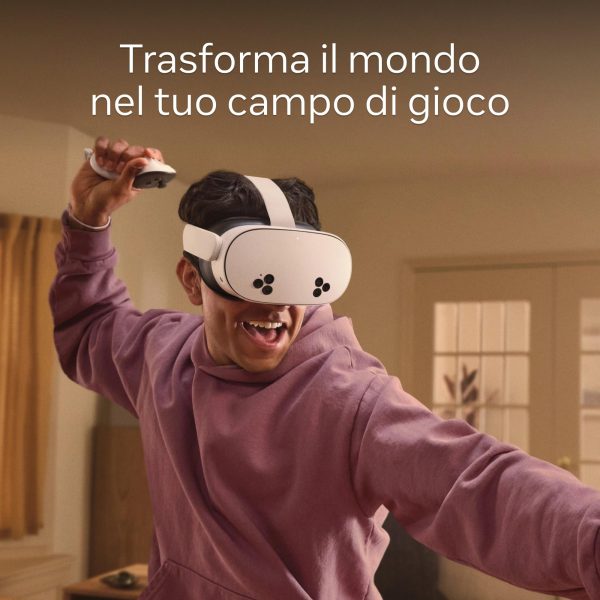 Meta Quest 3S da 128 GB — Vivi la realtà mista —Visore all-in-one - Include una prova di 3 mesi di Meta Horizon+ - immagine 6